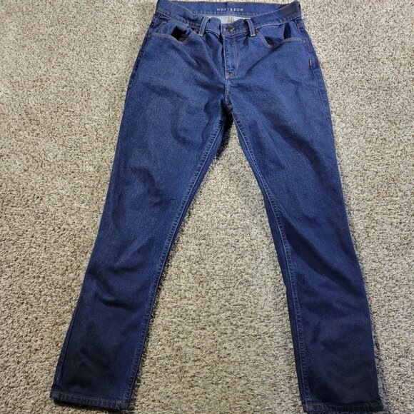 Mott and Bow Jeans Womens 30x30 Boyfriend Dark Wash Denim - Picture 7 of 7